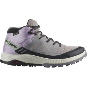 Salomon Outrise Mid Goretex Hiking Shoes Roxo Mulher