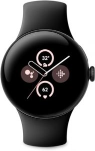 Google Pixel Watch 2 con lo Mejor de Fitbit Seguimiento de frecuencia cardíaca