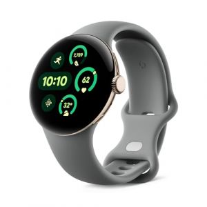 Google Pixel Watch 3 (41 mm) - Caja en Color Oro Champagne - Correa en Color Verde liquen - Wi-Fi