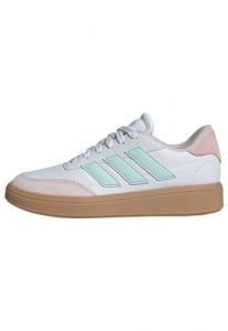 adidas Zapatillas de Piel Courtblock Blanco