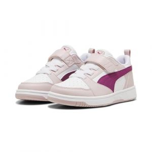 PUMA Zapatillas Rebound V6 Lo Niños 31 Mauve Mist Magenta Gleam White Pink