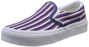 Vans Kids Classic - Zapatillas de Deporte de Canvas para niña Multicolor Multicolore (Blue/Radiant Orchid) 31