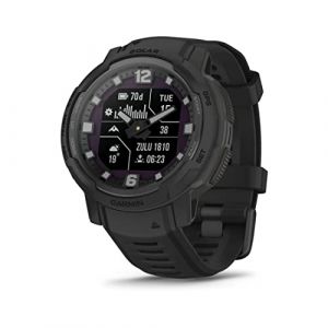 Garmin Instinct Crossover Solar Tactical Smartwatch Híbrido 45mm Carga Solar Rugged Design y Manecillas Super-Luminova