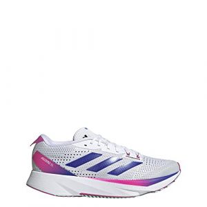 adidas Adizero Sl White/Lucid Blue/Lucid Fuchsia 10 D (M)