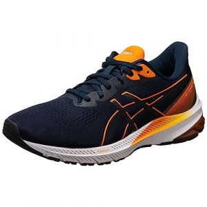 ASICS GT 1000 12 Hombre Zapatos para Correr Azul Naranja