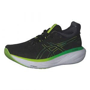 ASICS Nimbus 25 Zapatillas de Carretera para Hombre Negro Verde 42 EU