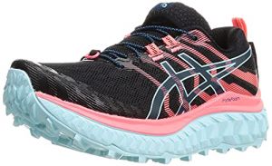 ASICS Fujitrabuco MAX 01 Zapatillas de Trail Running para Mujer Negro Rosa 39 EU