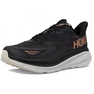 HOKA Clifton 9 Mujer Zapatillas de Running Negro Oro