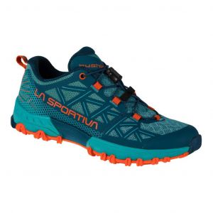 Ténis La Sportiva Bushido II azul laranja infantil - 30