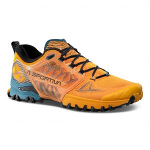 Ténis La Sportiva Bushido III GORE-TEX laranja claro azul - 47.5