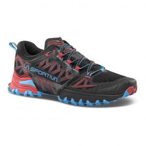 Ténis La Sportiva Bushido III GORE-TEX preto azul vermelho mulher - 41.5