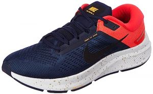 Nike DA8535 NIKE AIR ZOOM STRUCTURE 24 Hombre Obsidian Bright Crimson EU 44