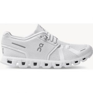 ON Running Women's Cloud 5 Trainers - All White - Size: UK 7