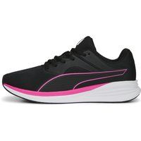 Calçado caminhada mulher puma transport preto rosa