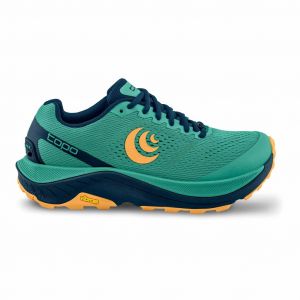 Ténis Topo Athletic Ultraventure 3 azul laranja mulher - 37