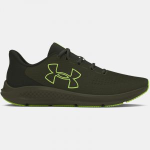 Men's Under Armour Charged Pursuit 3 Big Logo Running Shoes Mod Gray / Titan Gray / Black 42.5