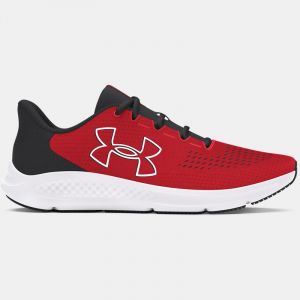 Women's Under Armour Charged Pursuit 3 Big Logo Running Shoes Racer Red / Anthracite / White 39