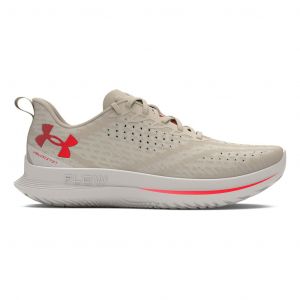 Ténis Under Armour Velociti 4 Running bege vermelho mulher - 41