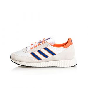 Zapatillas para Hombre Adidas Glenbuck Color Cloud White/Royal Blue/Orange Talla 43 1/3