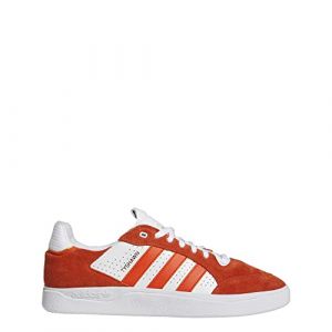 adidas Tyshawn Low Shoes - Collegiate Orange/Collegiate Orange/White - 7.5