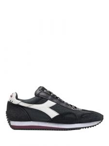 Diadora Snekers Lifestyle Heritage Equipe H Dirty Stone Wash EVO Hombre y Mujer 80004 Anthracite Black EU