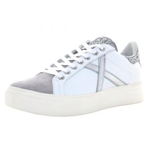 Scarpe donna Munich sneaker Rete Sky 63 pelle bianco/ silver DS24MU04 8085063 40