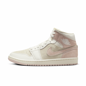 Sapatilhas Air Jordan 1 Mid SE para mulher - Branco