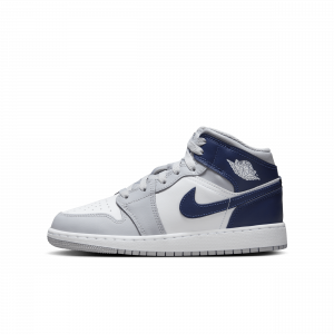 Sapatilhas Air Jordan 1 Mid Júnior - Branco