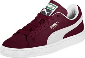 Puma - Suede Classic - 352634075 - Color: Blanco-Rojo - Size: 42.5