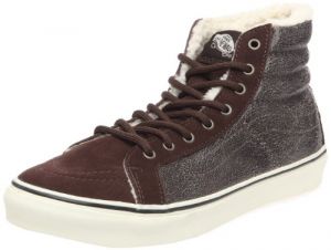 Vans Sk8-Hi Slim VQG364K - Zapatillas clásicas de Cuero Unisex