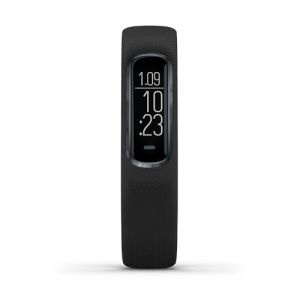 Garmin Rastreador de actividad inteligente vivosmart 4 pequeño/mediano con herramientas de monitoreo de frecuencia cardíaca y condición física basadas en la muñeca - Negro