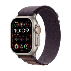 Apple Watch Ultra 2 GPS + Celular 49mm Caixa Titânio com Correia Loop Índigo Alpine Medio