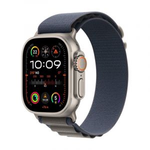 Apple Watch Ultra 2 GPS + Celular 49mm Caixa Titânio com Correia Loop Alpine Azul Grande