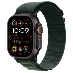 Apple Watch Ultra 2 OLED 49 mm Digital 410 x 502 pixels Ecrã táctil 4G Preto Wi-Fi GPS (MX4R3TY/A)