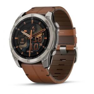 Garmin Fenix - Correa de Piel y Silicona (8-51 mm)