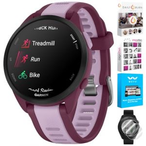 Garmin 010-02863-33 Forerunner 165 Music Smart Sport Watch