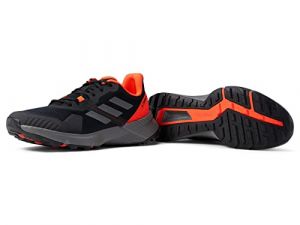 adidas Terrex Soulstride Hiking Shoes Core Black/Grey Four/Solar Red 8.5 D (M)