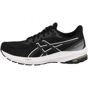 ASICS GT 1000 12 Hombre Zapatos para Correr Negro Blanco