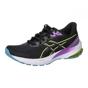 ASICS GT 1000 12 Mujer Zapatos para Correr Negro Amarillo