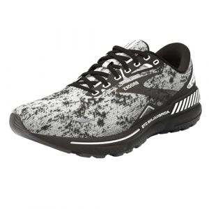 Brooks Men's Adrenaline GTS 23 Supportive Running Shoe - White/Grey/Black - 11 Medium