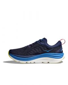 HOKA Gaviota 5 Zapatos para Correr Hombre Azul Blanco