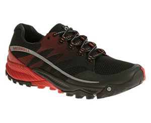 Merrell All Out Charge - Zapatillas de running de material sintético para hombre negro Noir (Black/Molten Lava) 45