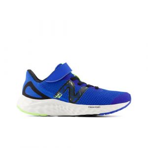 New Balance Criança Fresh Foam Arishi v4 Bungee Lace with Top Strap in Verde