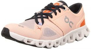 On Mujer Cloud X 3 Textile Synthetic Rose Sand Entrenadores 38.5 EU