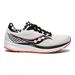 SAUCONY Ride 14 Zapatillas de Carretera para Mujer Blanco 38.5 EU