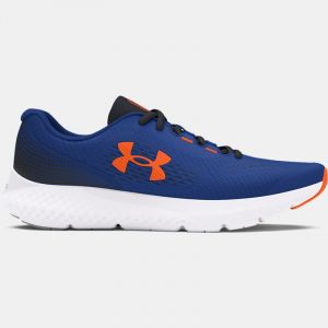 Boys' Grade School Under Armour Rogue 4 Running Shoes Black / Castlerock / White 35.5