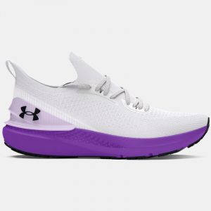 Women's Under Armour Shift Running Shoes White / Lavish / Black 38.5