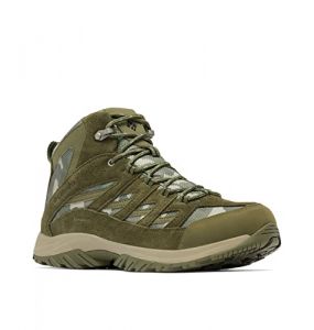 Columbia Zapatos de senderismo impermeables Crestwood Mid para hombre