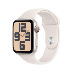 Apple Watch SE de 2.ª generación GPS + Cellular Smartwatch con caja de aluminio en Blanco estrella