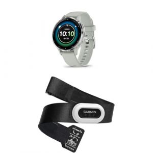 Garmin Venu 3S ? GPS Fitness Smartwatch Sage Grey with Bluetooth Calling and Voice Assistant